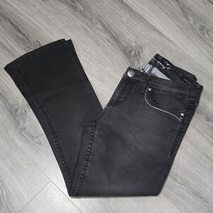 Seven7 Ricker Slim Faded Black Soft Stretch Sequinned Jeans